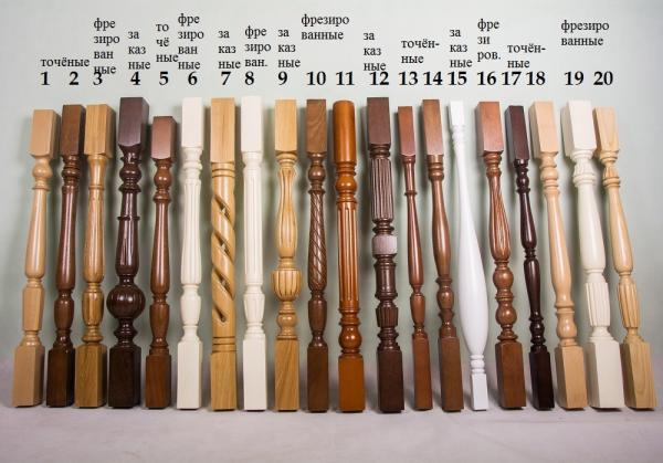 Балясины из дуба,           бука и ясеня — фото 4